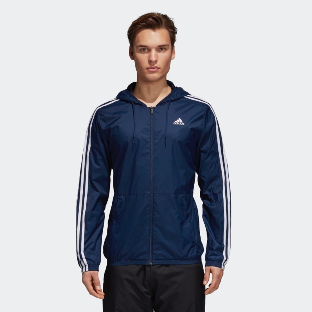 Essentials 3-Stripes Wind Jacket - Picture 2 of 6